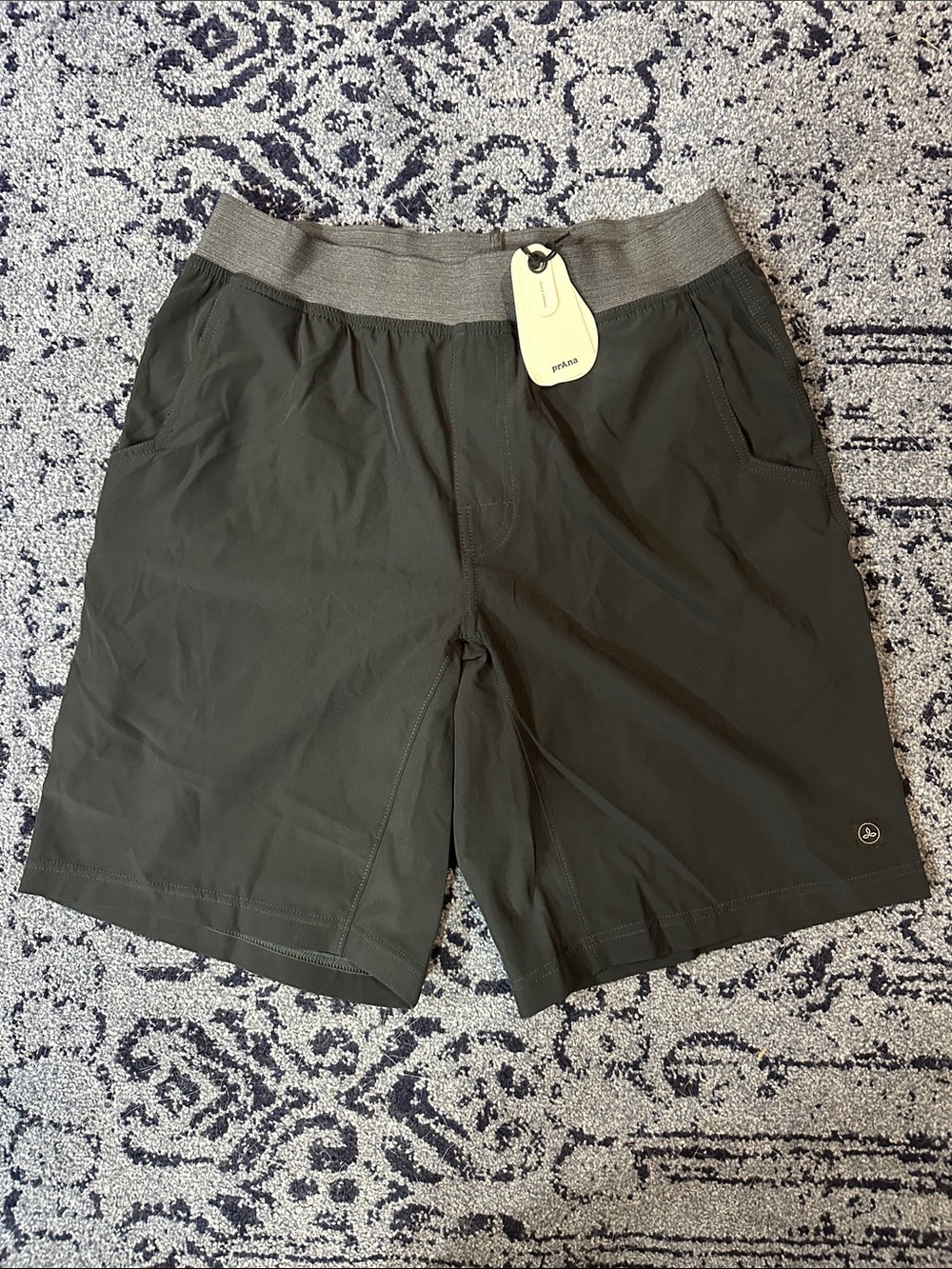 NWT Prana Men's Super Mojo Short II BLACK Size Medium